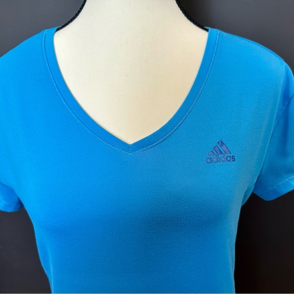 Adidas Climalite Short Sleeve Top Women’s Size Medium - Picture 2 of 13